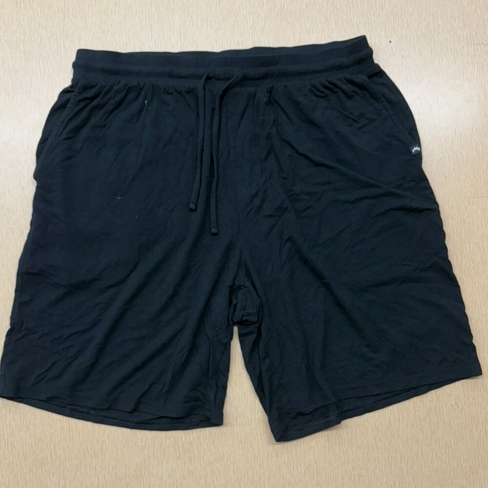 black MeUndies lounge shorts